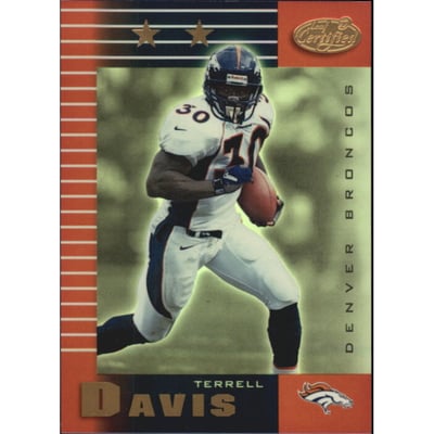 1999 Leaf Certified Mirror Red #117 Terrell Davis