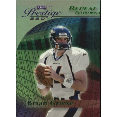 1999 Playoff Prestige SSD Spectrum Green #158 Brian Griese RP