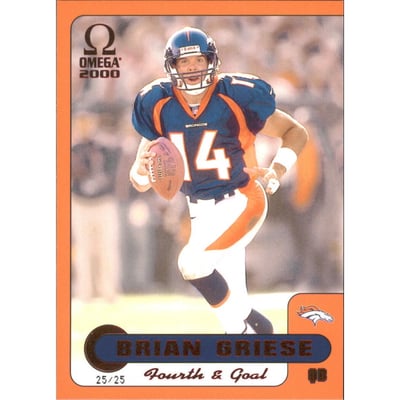2000 Pacific Omega Fourth and Goal Parallel #22 Brian Griese