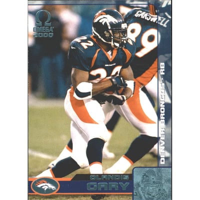 2000 Pacific Omega Platinum Blue #43 Olandis Gary