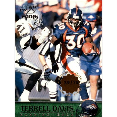 2000 Pacific Premiere Date #112 Terrell Davis
