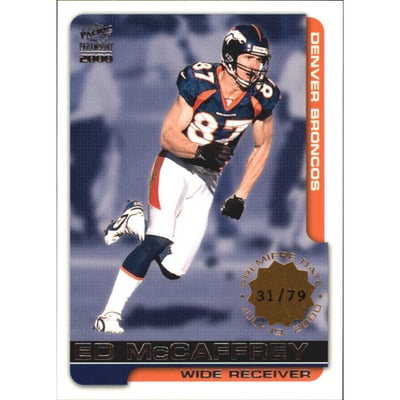 2000 Paramount Premiere Date #76 Ed McCaffrey
