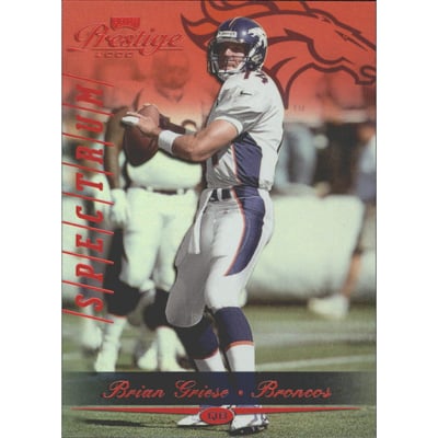 2000 Playoff Prestige Spectrum Red #58 Brian Griese