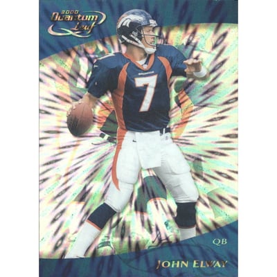 2000 Quantum Leaf Previews #QLP4 John Elway