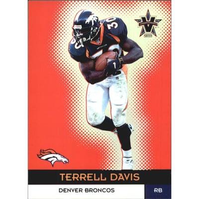 2000 Vanguard Premiere Date #15 Terrell Davis
