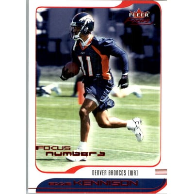 2001 Fleer Focus Numbers #172 Eddie Kennison/100