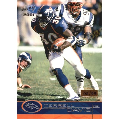 2001 Pacific Hobby LTD #136 Terrell Davis