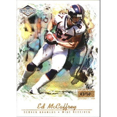 2001 Pacific Impressions Premiere Date #42 Ed McCaffrey