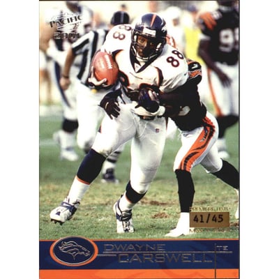 2001 Pacific Premiere Date #131 Dwayne Carswell