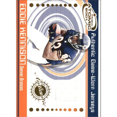 2001 Pacific Prism Atomic Jerseys #26 Eddie Kennison