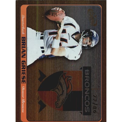 2001 Pacific Prism Atomic Strategic Arms #3 Brian Griese