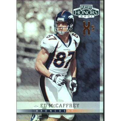 2001 Playoff Honors X's and O's #39 Ed McCaffrey/83