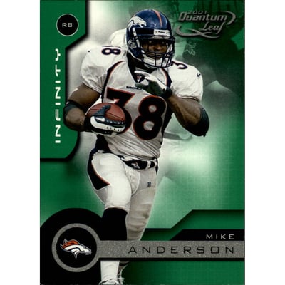 2001 Quantum Leaf Infinity Green #61 Mike Anderson