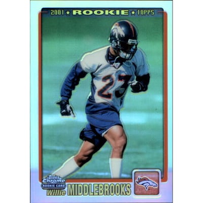 2001 Topps Chrome #256 Willie Middlebrooks RC