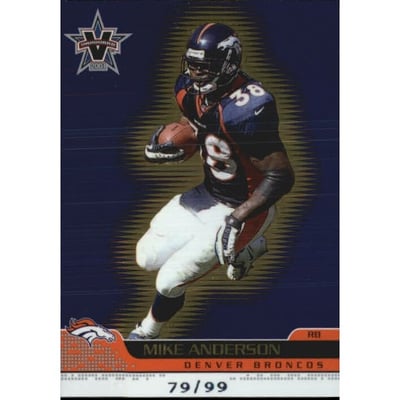 2001 Vanguard Gold #25 Mike Anderson