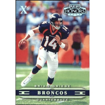 2002 Playoff Honors X's #27 Brian Griese