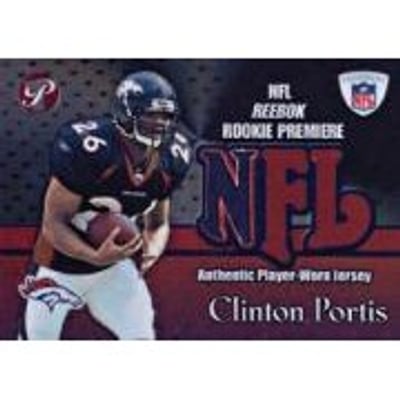 2002 Topps Pristine Rookie Premiere Jerseys #RPRCP Clinton Portis F