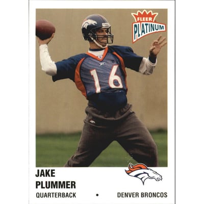 2003 Fleer Platinum Finish #176 Jake Plummer