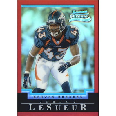 2004 Bowman Chrome Red Refractors #135 Jeremy LeSueur
