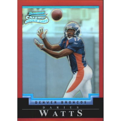 2004 Bowman Chrome Red Refractors #138 Darius Watts