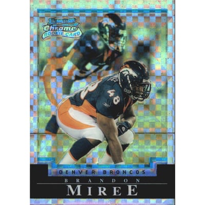 2004 Bowman Chrome Xfractors #151 Brandon Miree