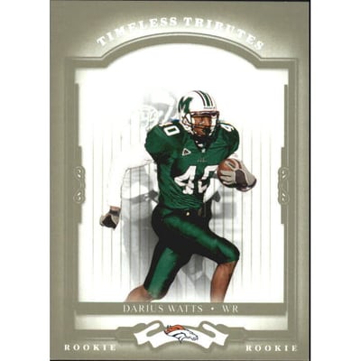 2004 Donruss Classics Timeless Tributes Green #183 Darius Watts