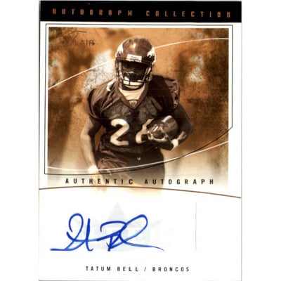 2004 Flair Autograph Collection Bronze #ACTB Tatum Bell/150