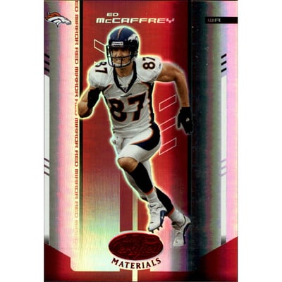 2004 Leaf Certified Materials Mirror Red #35 Ed McCaffrey