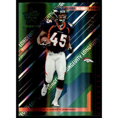 2004 Leaf Rookies and Stars Longevity Emerald #129 Roc Alexander