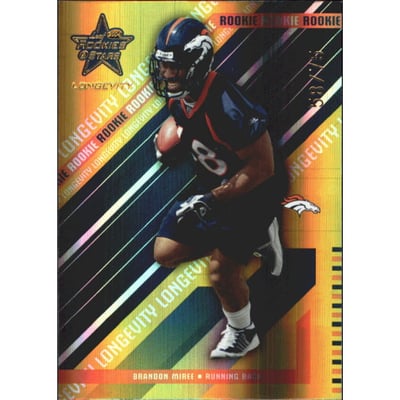 2004 Leaf Rookies and Stars Longevity Gold #206 Brandon Miree