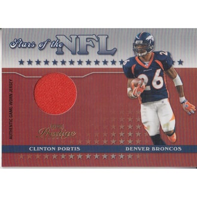 2004 Playoff Prestige Stars of the NFL Jerseys #NFL5 Clinton Portis