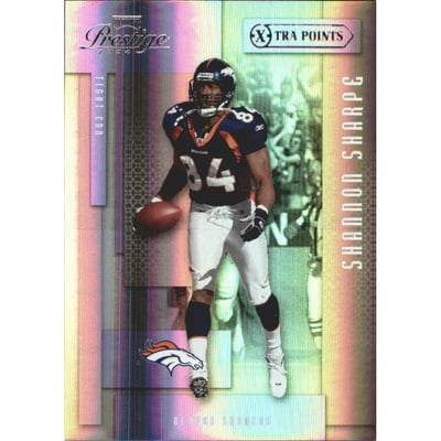 2004 Playoff Prestige Xtra Points Purple #45 Shannon Sharpe