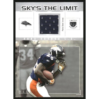 2004 SkyBox LE Sky's the Limit Jerseys Silver #SLTB Tatum Bell