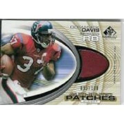 2004 SP Game Used Edition Authentic Patches #APDD Domanick Davis