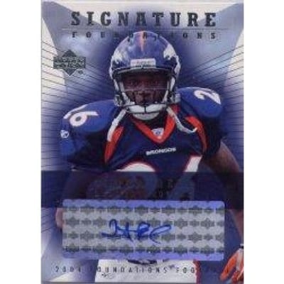 2004 Upper Deck Foundations Signature Foundations #SFTB Tatum Bell SP