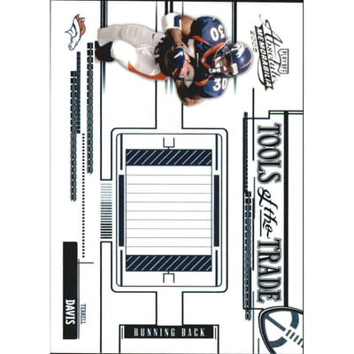 2005 Absolute Memorabilia Tools of the Trade Blue #88 Terrell Davis