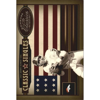 2005 Donruss Classics Classic Singles Silver #14 John Elway