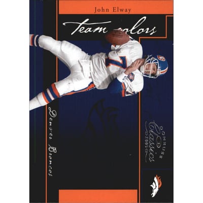 2005 Donruss Classics Team Colors Silver #9 John Elway