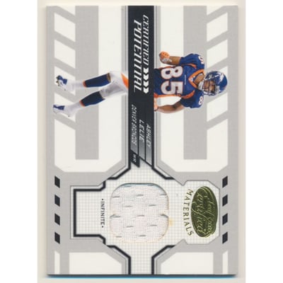 2005 Leaf Certified Materials Certified Potential Jersey Infinite #10 Ashley Lelie