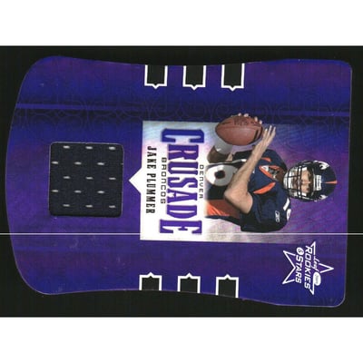 2005 Leaf Rookies and Stars Crusade Materials Die Cut #C12 Jake Plummer