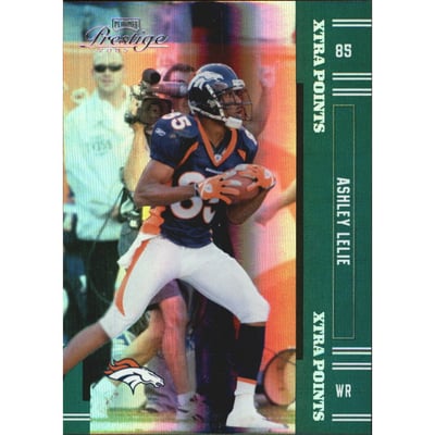 2005 Playoff Prestige Xtra Points Green #39 Ashley Lelie