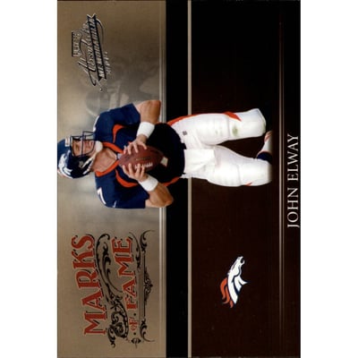 2006 Absolute Memorabilia Marks of Fame Silver #6 John Elway