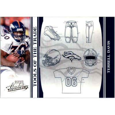 2006 Absolute Memorabilia Tools of the Trade Blue #TOT131 Terrell Davis