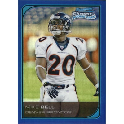 2006 Bowman Chrome Blue Refractors #232 Mike Bell