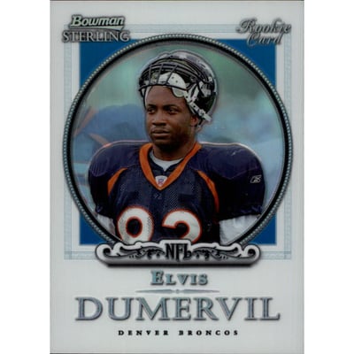 2006 Bowman Sterling Refractors #35 Elvis Dumervil