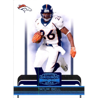 2006 Donruss Gridiron Gear Platinum Holofoil #34 Tatum Bell