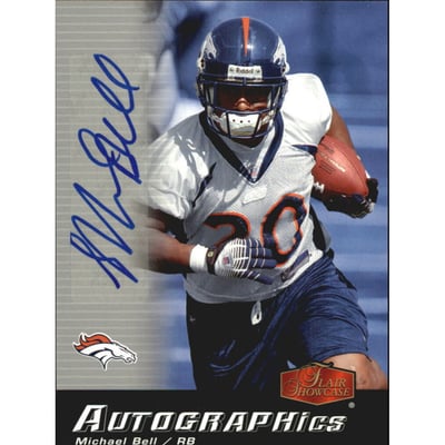 2006 Flair Showcase Autographics #AUMB Mike Bell
