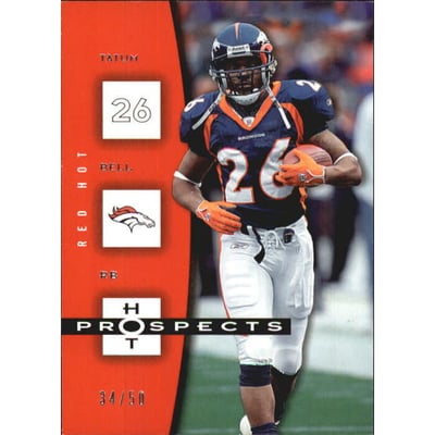 2006 Hot Prospects Red Hot #30 Tatum Bell