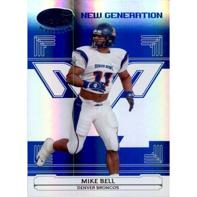 2006 Leaf Certified Materials Mirror Blue #172 Mike Bell
