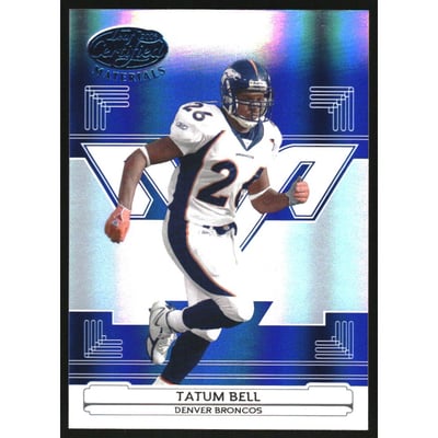 2006 Leaf Certified Materials Mirror Blue #46 Tatum Bell